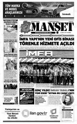 KAHRAMANMARAŞ MANŞET