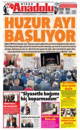 NİĞDE ANADOLU HABER