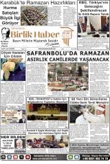SAFRANBOLU BİRLİK HABER